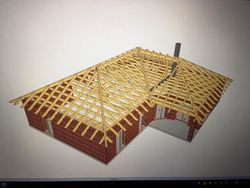 Walmdach CAD Planung